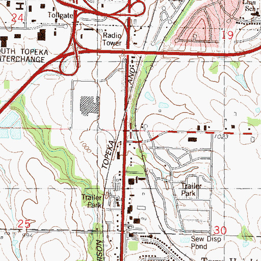 Topographic Map of Challender (historical), KS