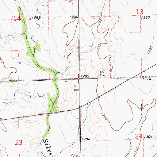 Topographic Map of Embry (historical), KS