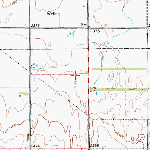 Topographic Map of Fonda (historical), KS
