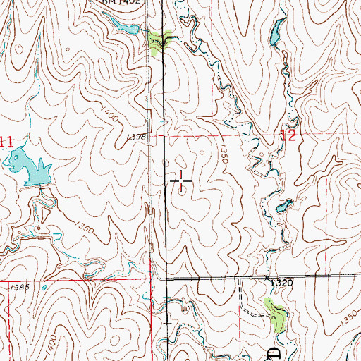 Topographic Map of Ida (historical), KS