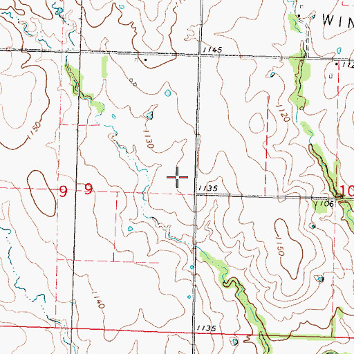 Topographic Map of Juse (historical), KS