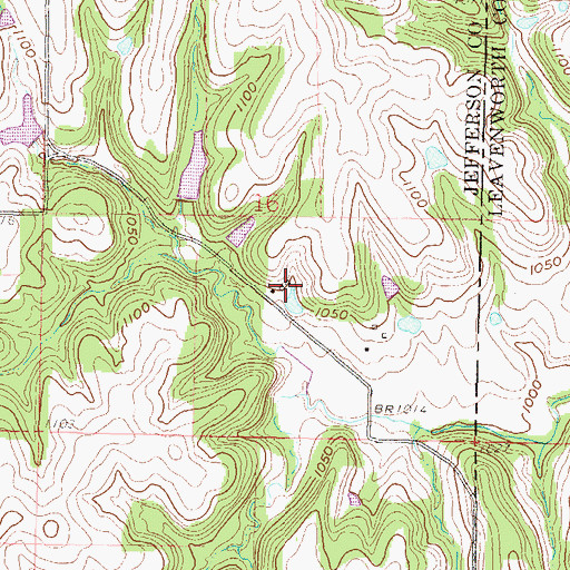 Topographic Map of Lee (historical), KS
