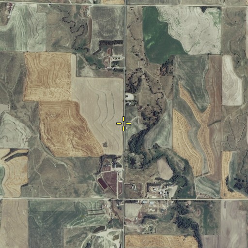 Aerial/Satellite Image of Luctor (historical), KS