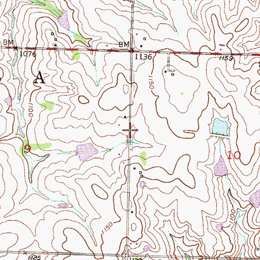 Topographic Map of McIntosh (historical), KS