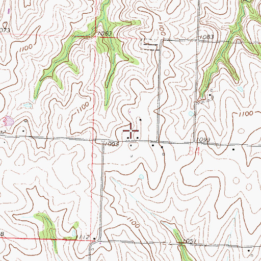 Topographic Map of Pardee (historical), KS