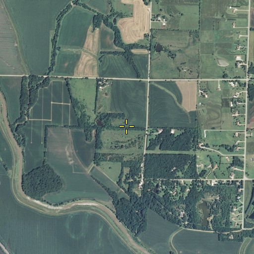 Aerial/Satellite Image of Rochester (historical), KS
