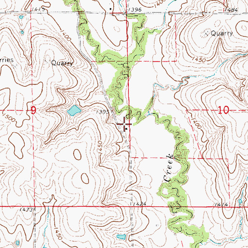 Topographic Map of Saltville (historical), KS