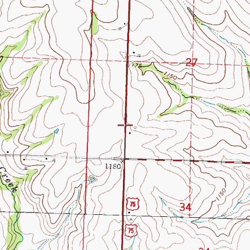 Topographic Map of Comet (historical), KS