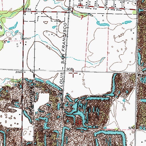 Topographic Map of Stilson (historical), KS