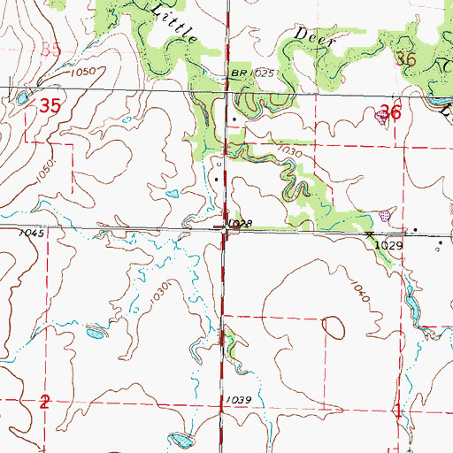 Topographic Map of Wise, KS