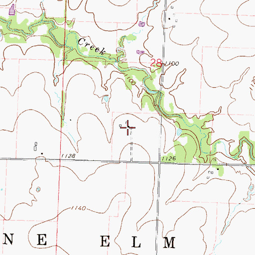 Topographic Map of Equity (historical), KS