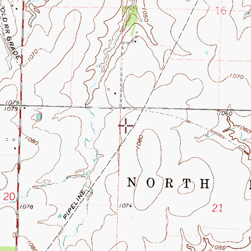 Topographic Map of Laura (historical), KS