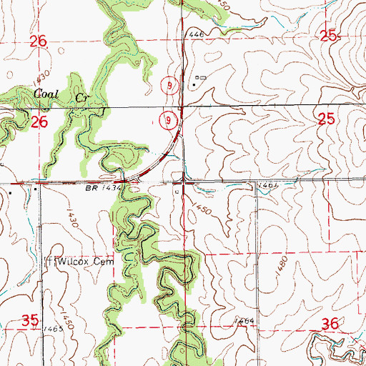 Topographic Map of Graves (historical), KS