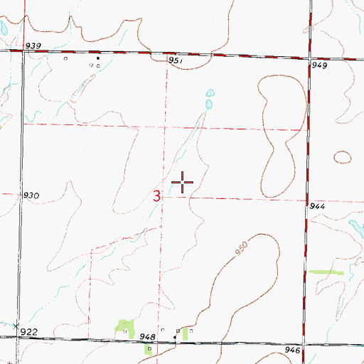 Topographic Map of Mount Carmel (historical), KS