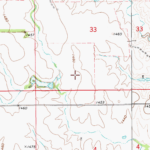 Topographic Map of Melior (historical), KS