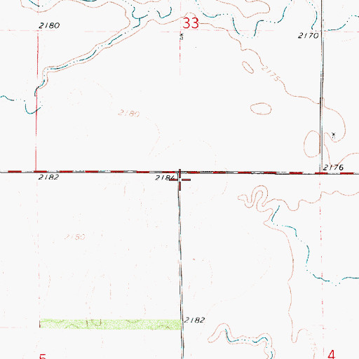 Topographic Map of Kirkfield (historical), KS