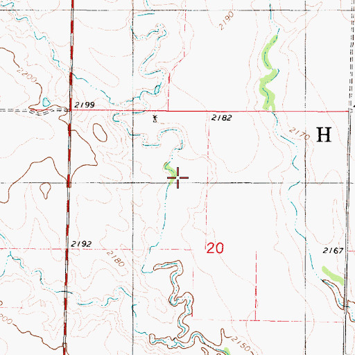 Topographic Map of Stockrange (historical), KS