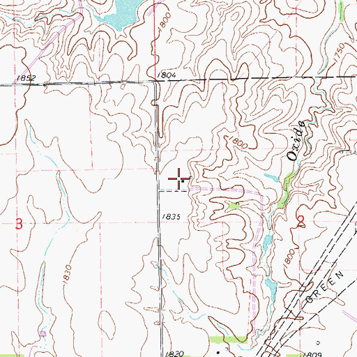 Topographic Map of Oxide (historical), KS
