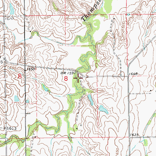 Topographic Map of Trivoli (historical), KS