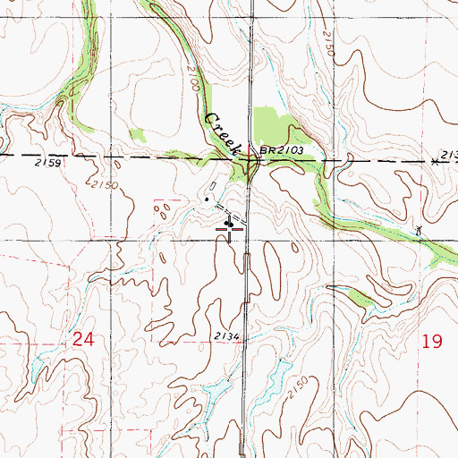 Topographic Map of Firmis (historical), KS