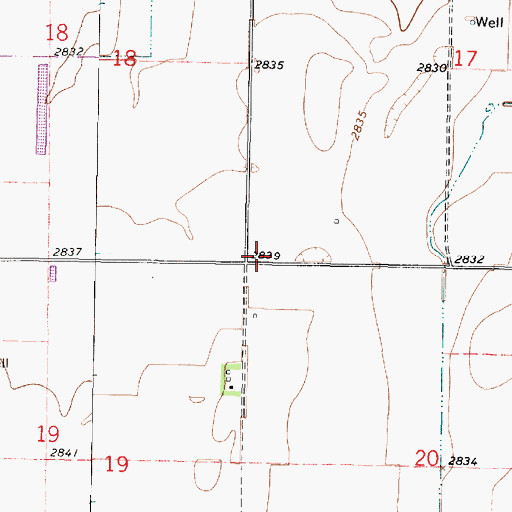 Topographic Map of Example (historical), KS