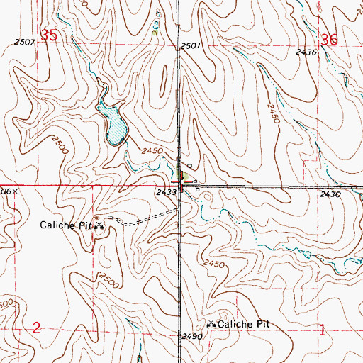 Topographic Map of Hodgeman Centre (historical), KS