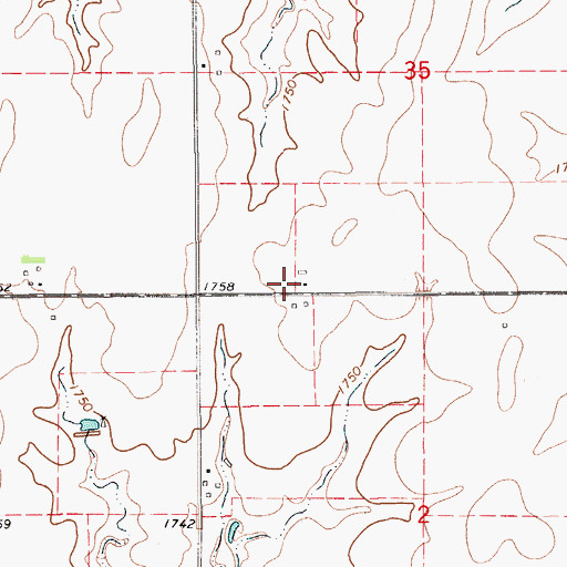 Topographic Map of Oklahoma (historical), KS