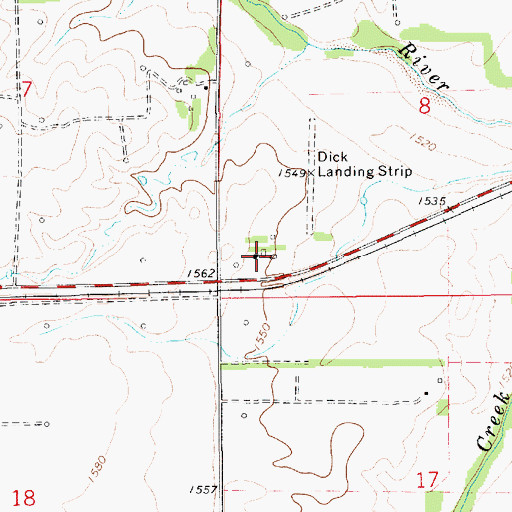 Topographic Map of Carntyne (historical), KS