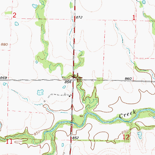 Topographic Map of Minerva (historical), KS