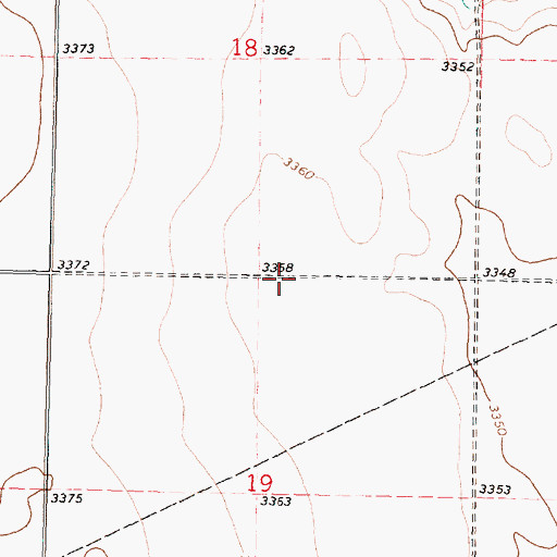 Topographic Map of Filmore (historical), KS