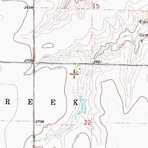 Topographic Map of Petersburgh (historical), KS