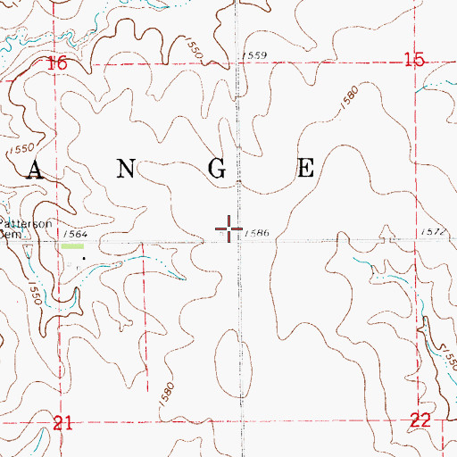 Topographic Map of Yorktown (historical), KS