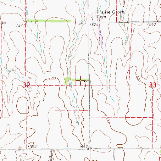 Topographic Map of Herman (historical), KS