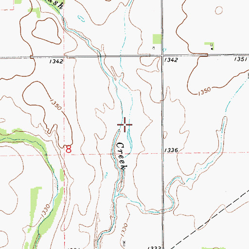 Topographic Map of Union Valley (historical), KS