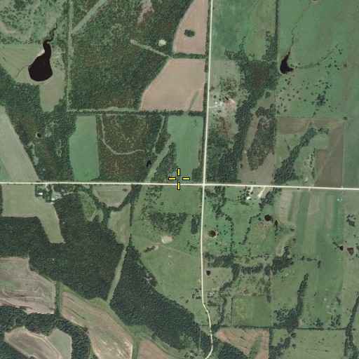 Aerial/Satellite Image of Coalsburg (historical), KS