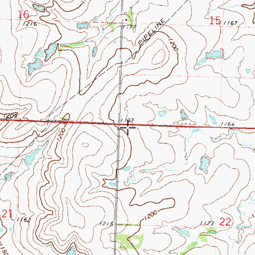 Topographic Map of Stotler (historical), KS