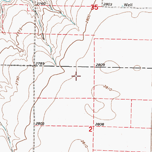 Topographic Map of Helvetia (historical), KS