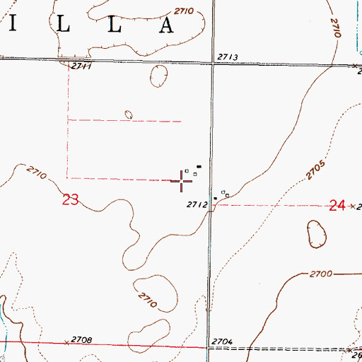 Topographic Map of Rain Belt (historical), KS