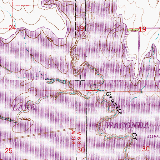 Topographic Map of Concordia Station (historical), KS