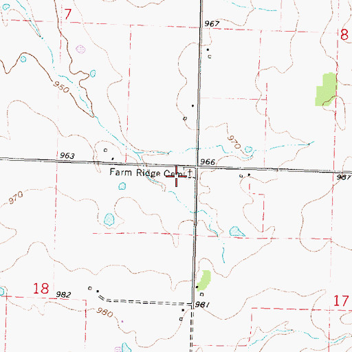Topographic Map of Sternerton (historical), KS