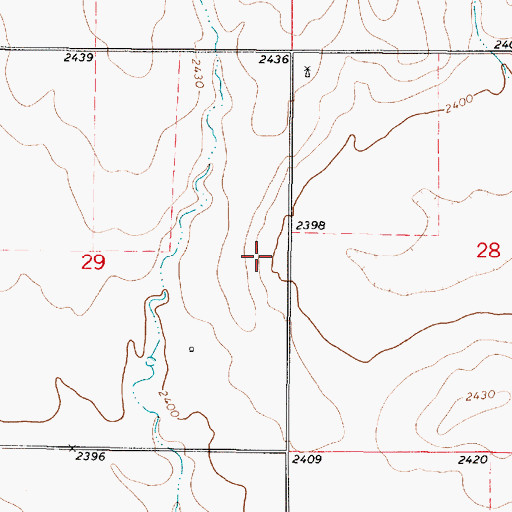 Topographic Map of Nonchalanta (historical), KS