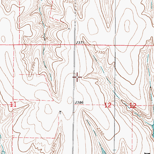 Topographic Map of Bower (historical), KS