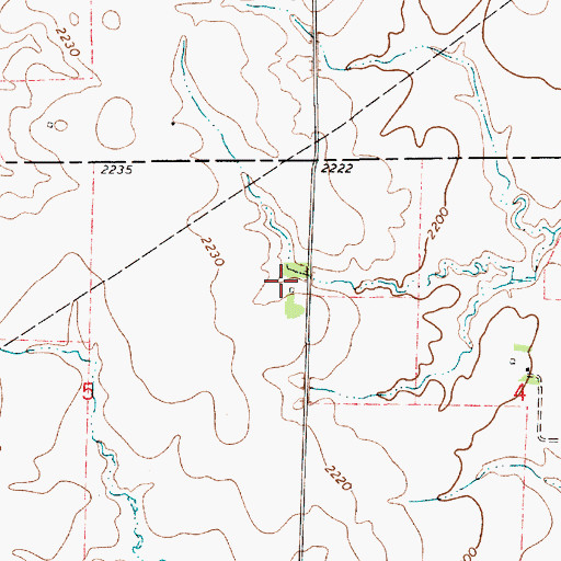 Topographic Map of Conkling (historical), KS