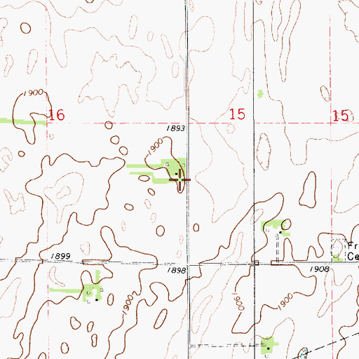 Topographic Map of Carmi (historical), KS