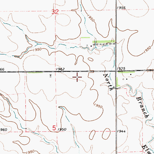 Topographic Map of Ludwick (historical), KS