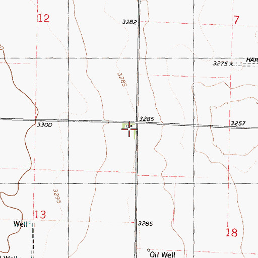 Topographic Map of Gladstone (historical), KS