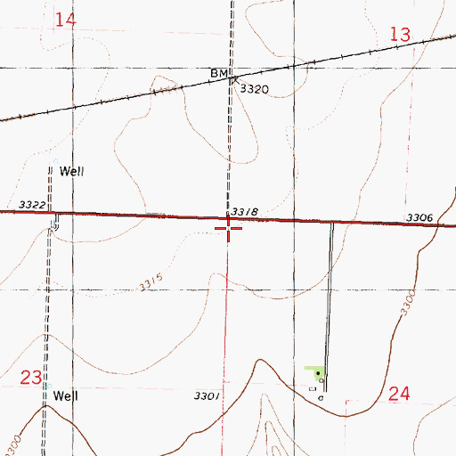 Topographic Map of Celia (historical), KS