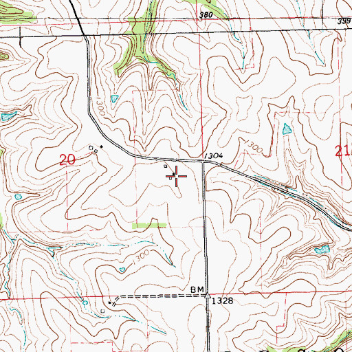 Topographic Map of Montgomery (historical), KS