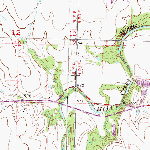 Topographic Map of Ohio Company (historical), KS