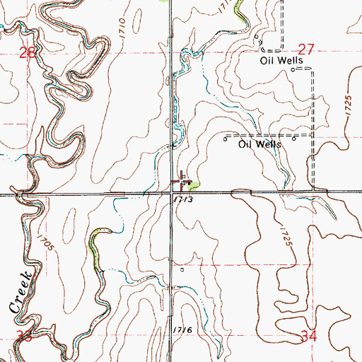 Topographic Map of Allegan (historical), KS